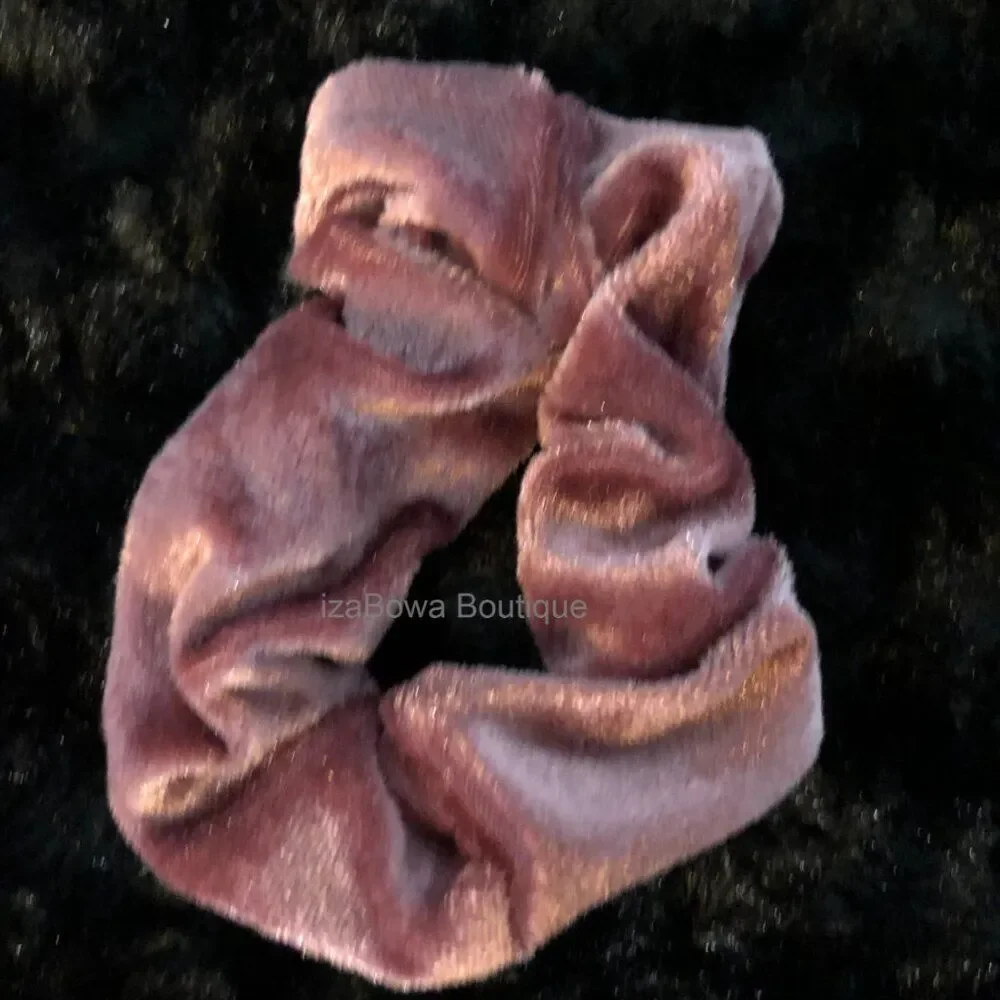 Bundle (6) Satin & Velvet Scrunchie   SC8109  Handmade NWT Boutique